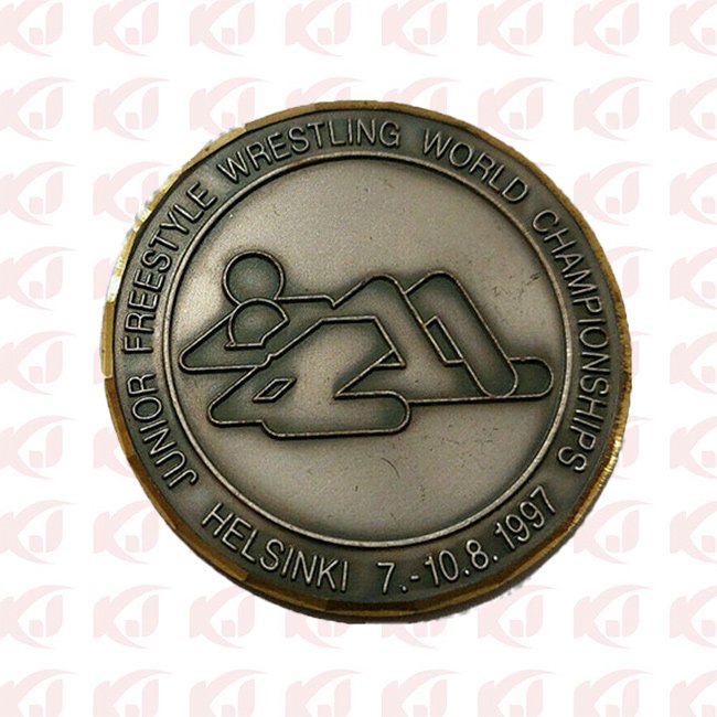 The FILA JUNIOR WORLD WRESTLING CHAMPIONSHIPS participant MEDAL HELSINKI 1997