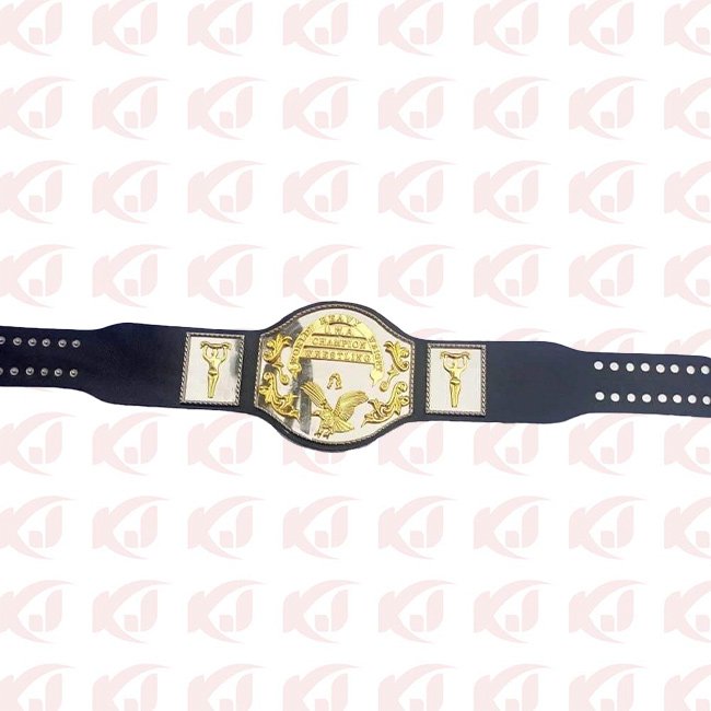 2 UWA Wrestling Champion Belts Born for Ulises Carapia