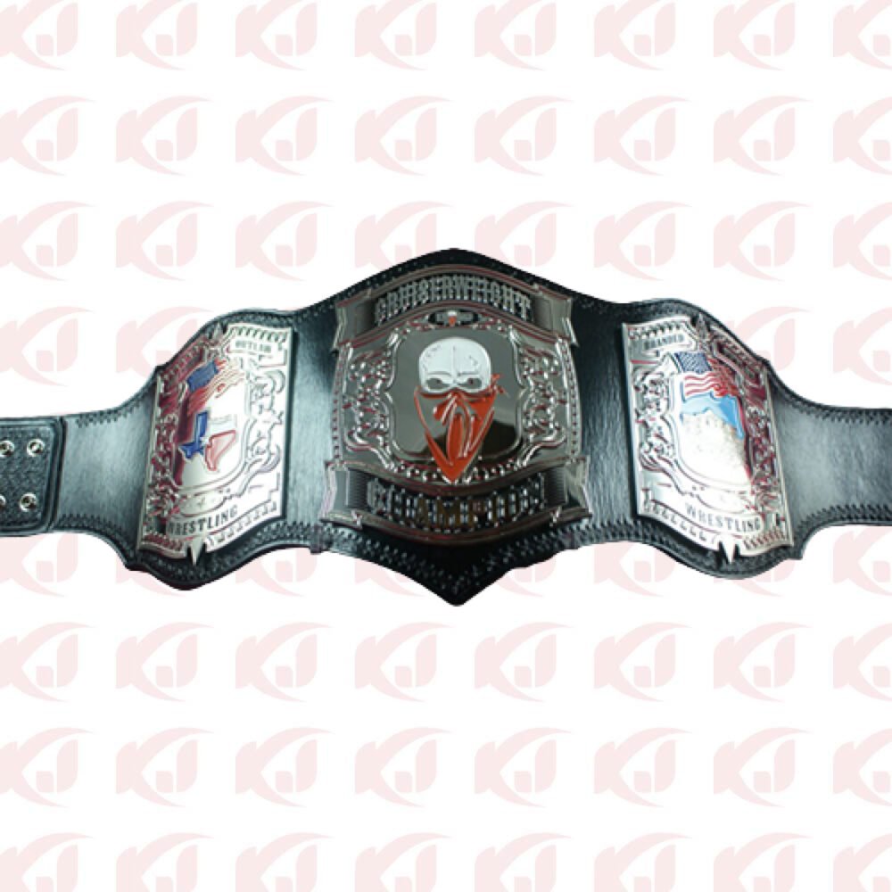 Branded Cruiserweight Title Belt for the Outlaw Wrestling Championship