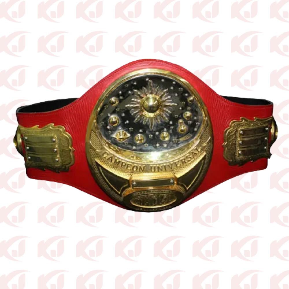 El Terrible, or the Consejo Mundial de Lucha Libre Campeon Universal Champion Belt