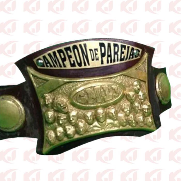 Mexico's Consejo Mundial de Lucha Libre Campeon de Parejas Champion Belt Tag Team