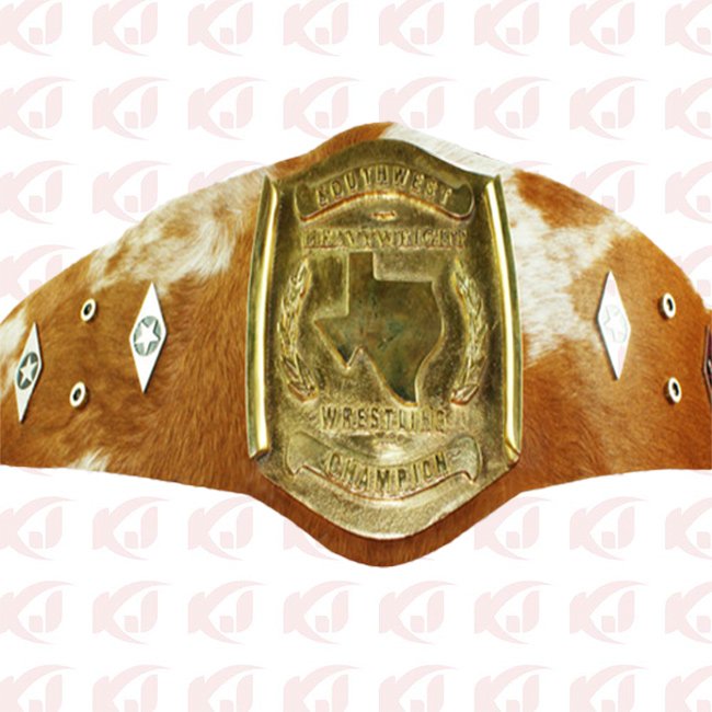 Cast Championship Belt for SouthWest Heavyweight Wrestling