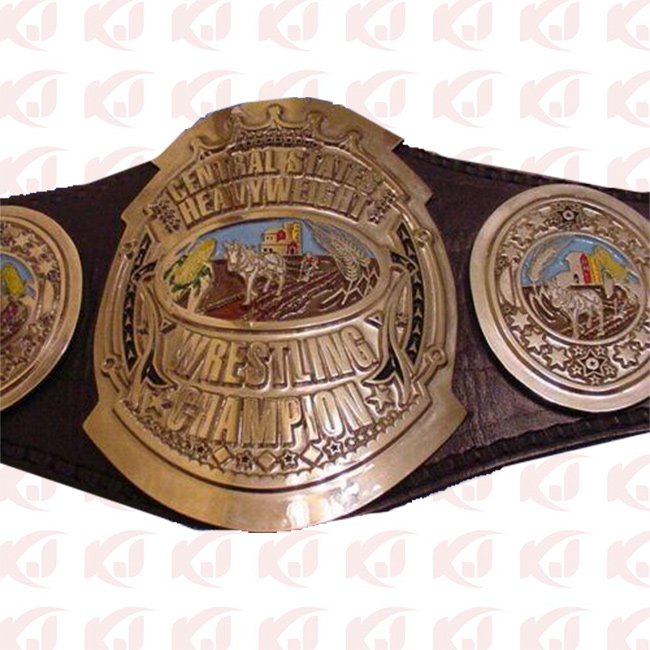 Old Champion of the NWA Central States Heavyweight Championship Belt