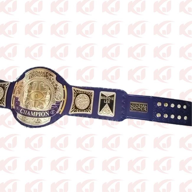 Customize the Dark Order Brodie Lee Tribute TNT Champion Belt