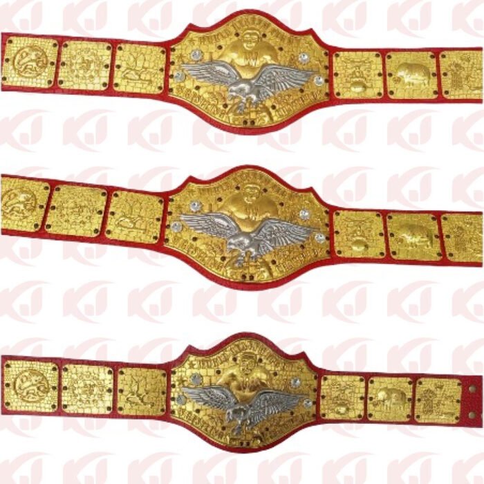 Billy Graham, IWA Superstar Japan Pro, the World Heavyweight Wrestling Champion belt