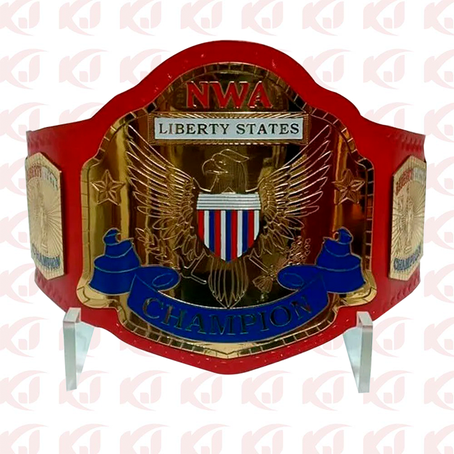 The replacement belt for the NWA Liberty States wrestling championship