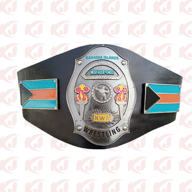 Heavyweight Championship Belt of the NWA Bahama Island Wrestling Champions