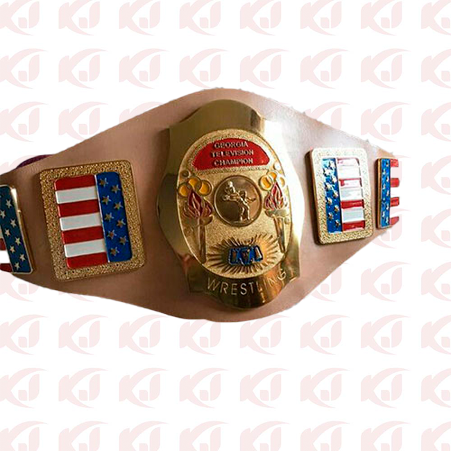 NWA World Wrestling Alliance TV USA Champion Belt Georgia Television