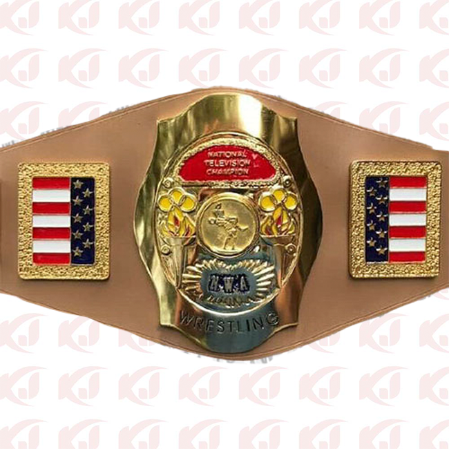 TV USA Old School Wrestling Championship Belt NWA National Television