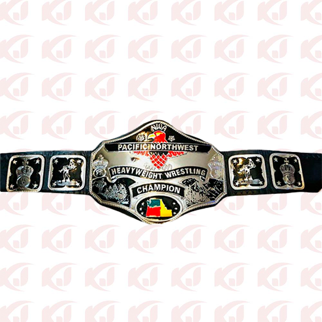 Northwest Pacific Heavyweight Wrestling Championship belt