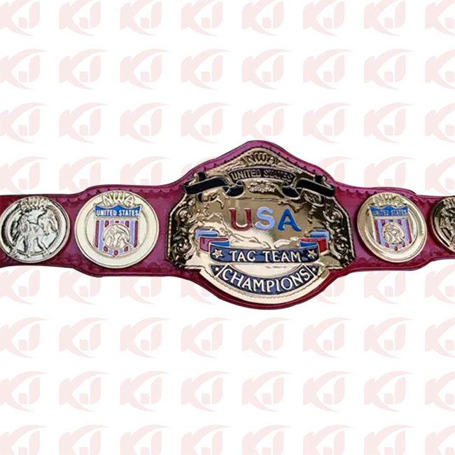 NWA USA Championship Belt for Tag Team Wrestling