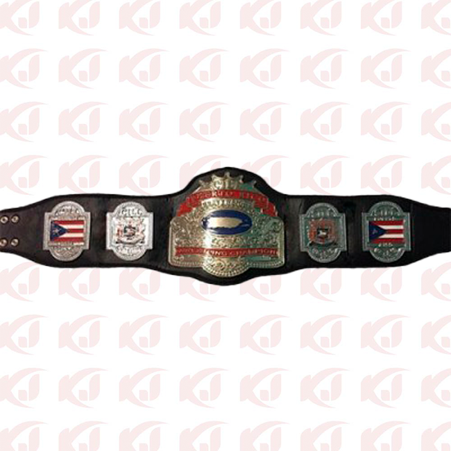 The World Wrestling Council's former Puerto Rico championship belt, the WWC CILL