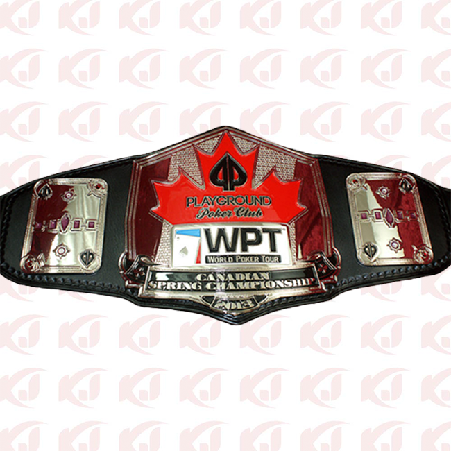 Championship Belt for High Rollers in Playground Poker