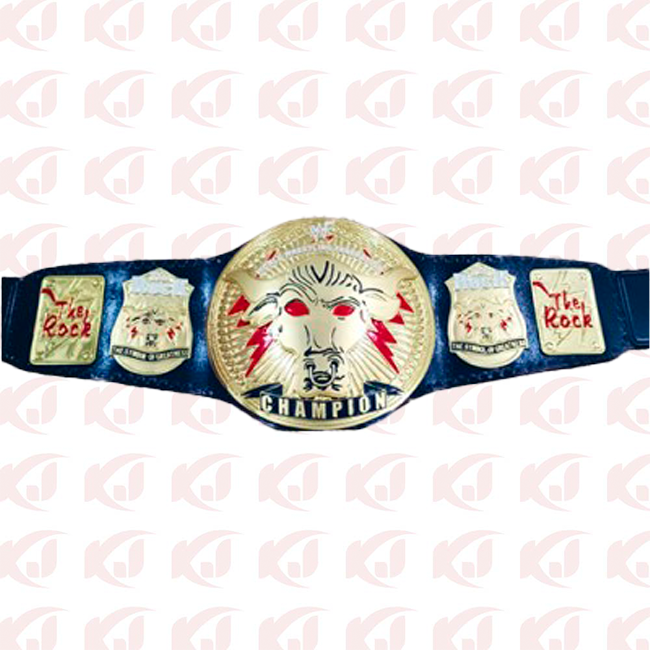 Title Belt for Rocky Zinc Plates Wrestling