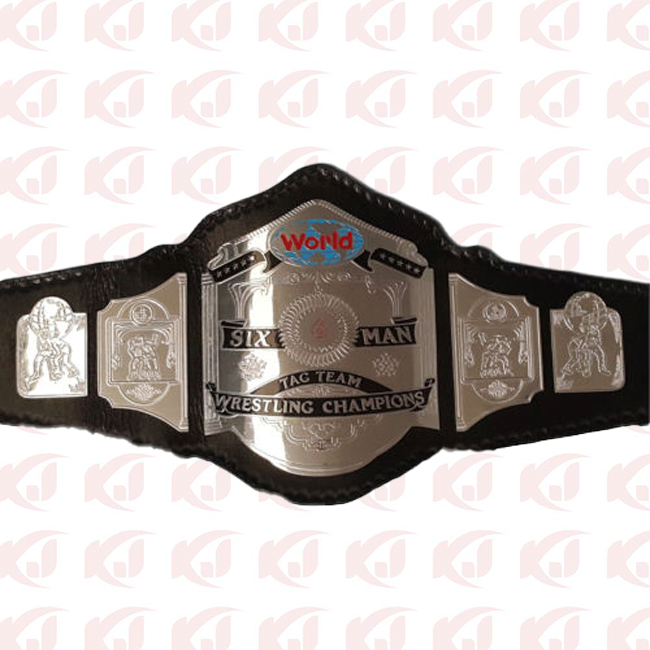 Replica Six-Man Tag Team Championship Title Belt