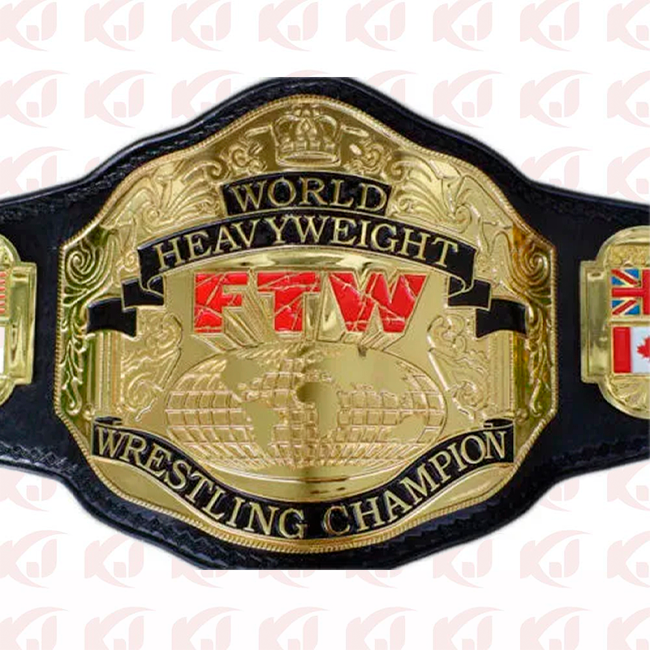 BELT REPLICA 3: TAZ FTW WORLD HEAVYWEIGHT WRESTLING CHAMPIONSHIP