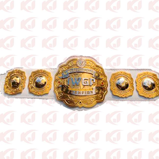 The championship belt of the Intercontinental New Japan ProWrestling Heavyweight division