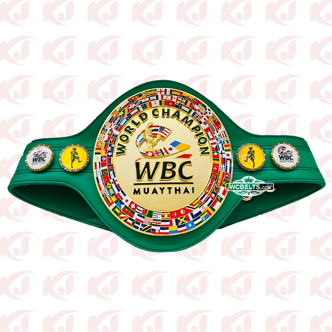 WBC European Muay Thai Champion Belt