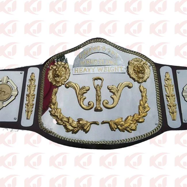 WWC Carlos Colon Universal Wrestling Heavyweight Champion Belt is the former championship.