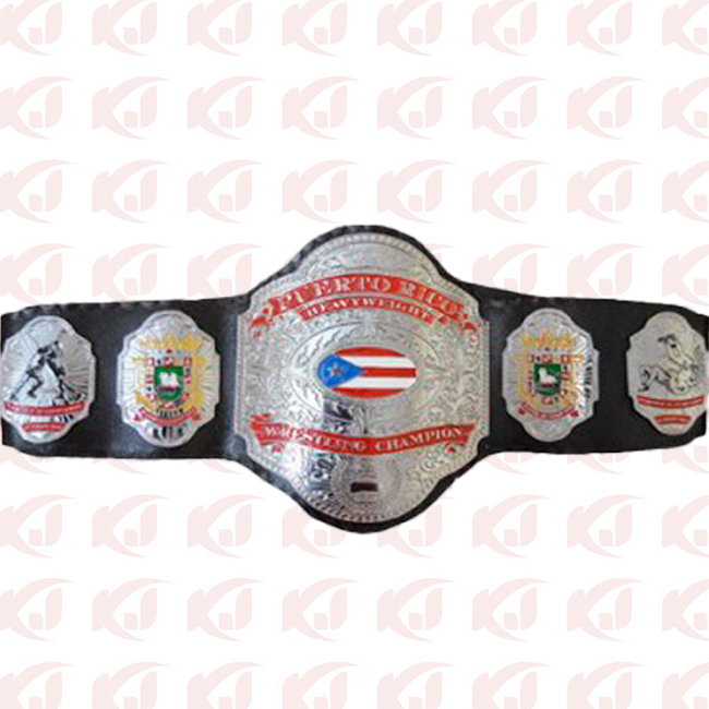 Bellito Calderon, the WWC World Wrestling Council Puerto Rico Championship Belt